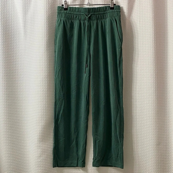 NWOT L&G Sandwashed Straight Crop Drawstring Pants - Picture 2 of 6